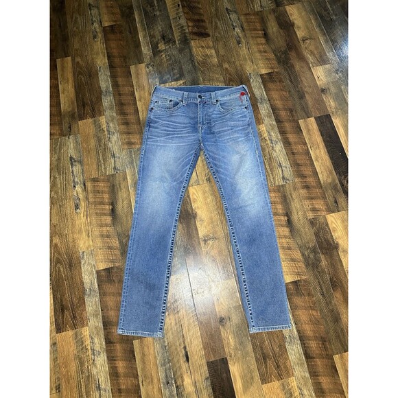 True Religion Jeans Straight Leg Relaxed Slim Fit Mens Size 36 - Picture 1 of 6